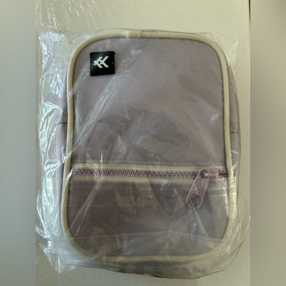 Lilac & White Mini Crossbody Bag – New with Tags